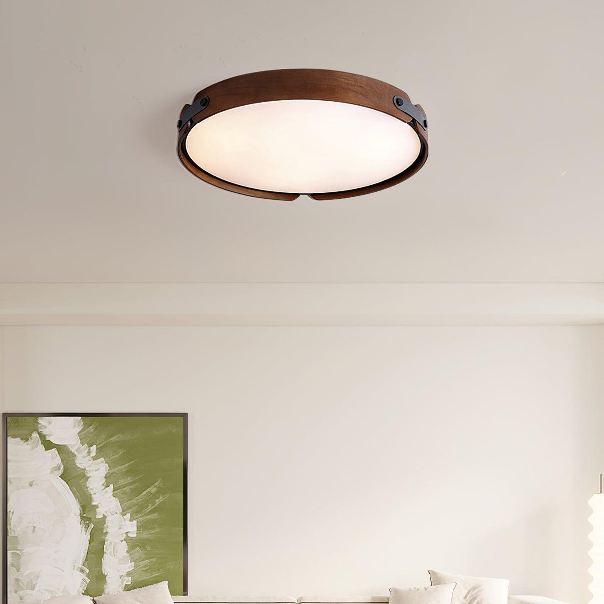 Qeroma Wood Ceiling Light-Moonnatur