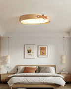 Qeroma Wood Ceiling Light-Moonnatur