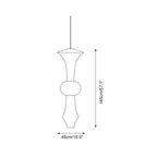 Tildenmoss Paper Pendant Light-Moonnatur