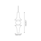 Tildenmoss Paper Pendant Light-Moonnatur