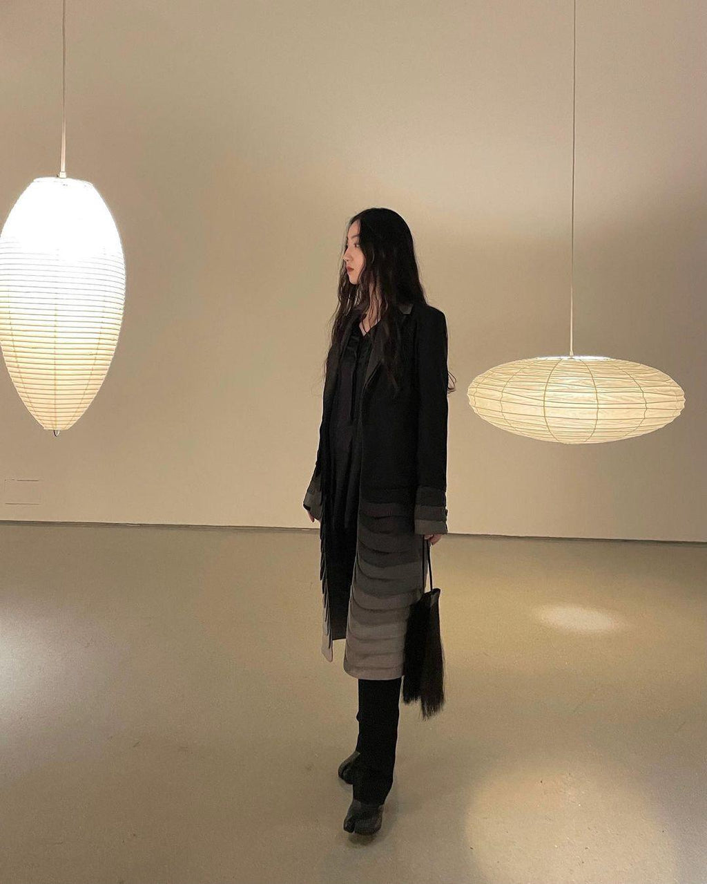 Lavenora Paper Pendant Light-Moonnatur