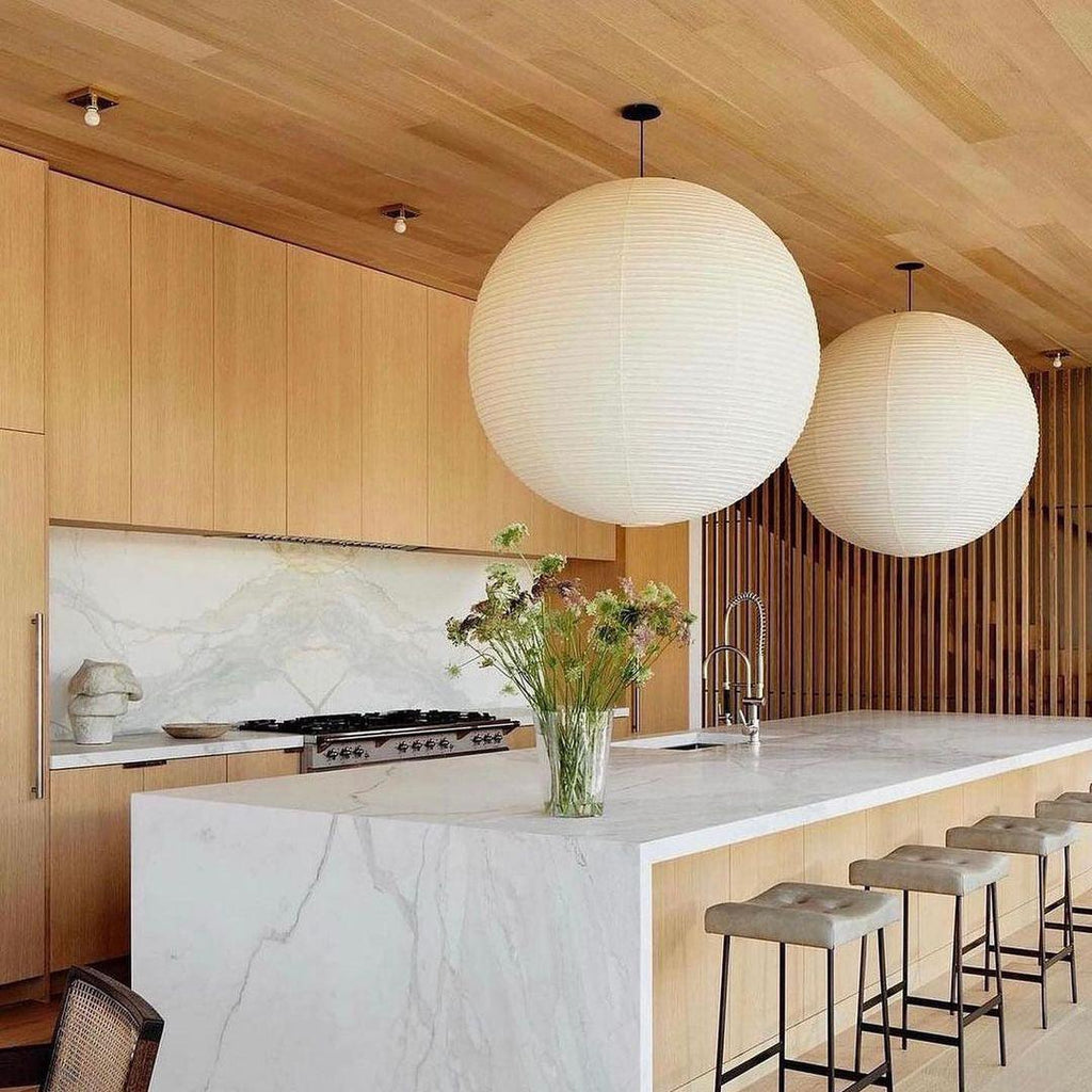 Tildenelle Paper Pendant Light-Moonnatur