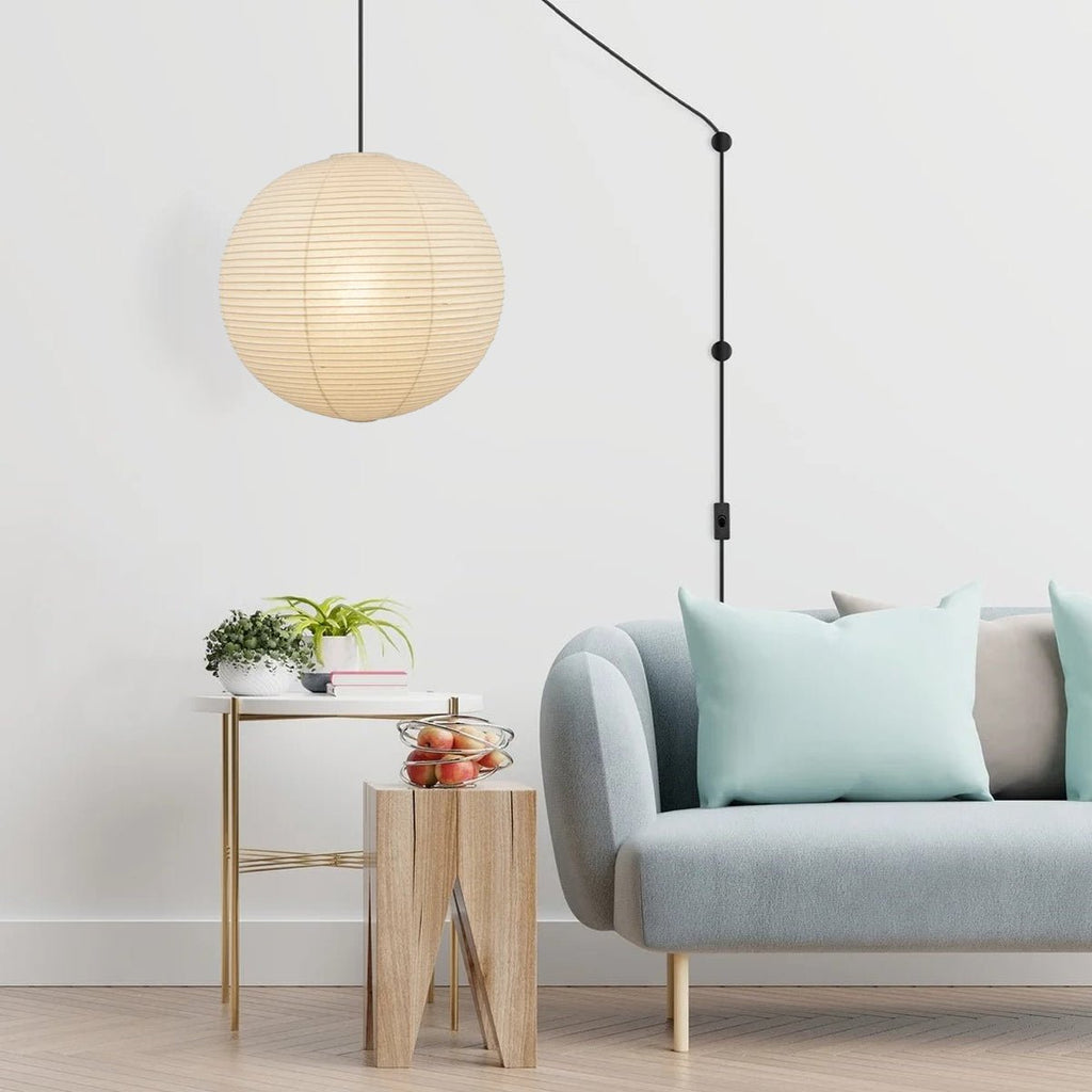 Tildenelle Paper Pendant Light-Moonnatur