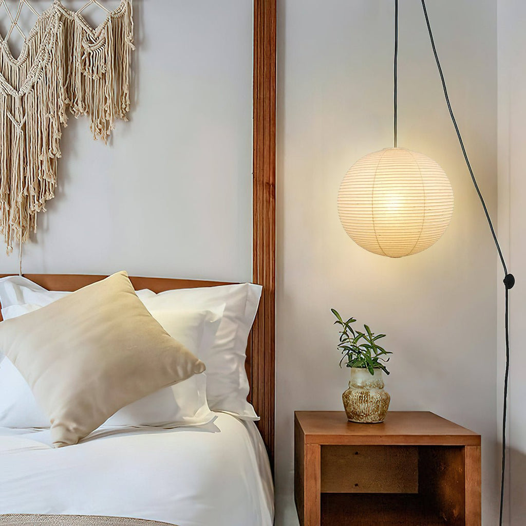 Tildenelle Paper Pendant Light-Moonnatur
