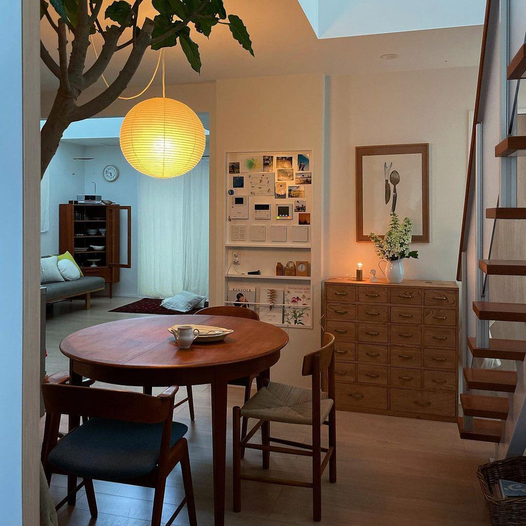 Tildenelle Paper Pendant Light-Moonnatur