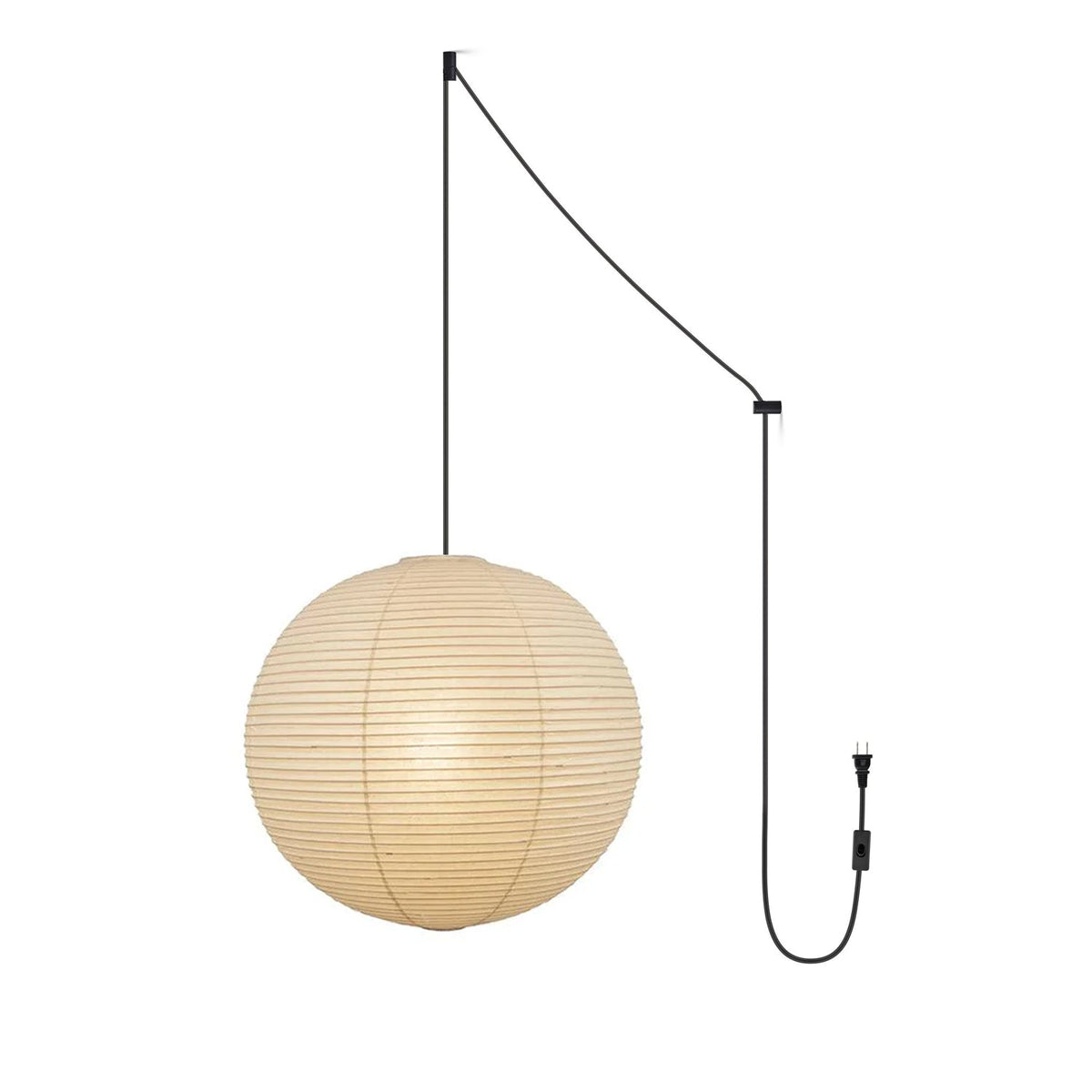 Tildenelle Paper Pendant Light-Moonnatur