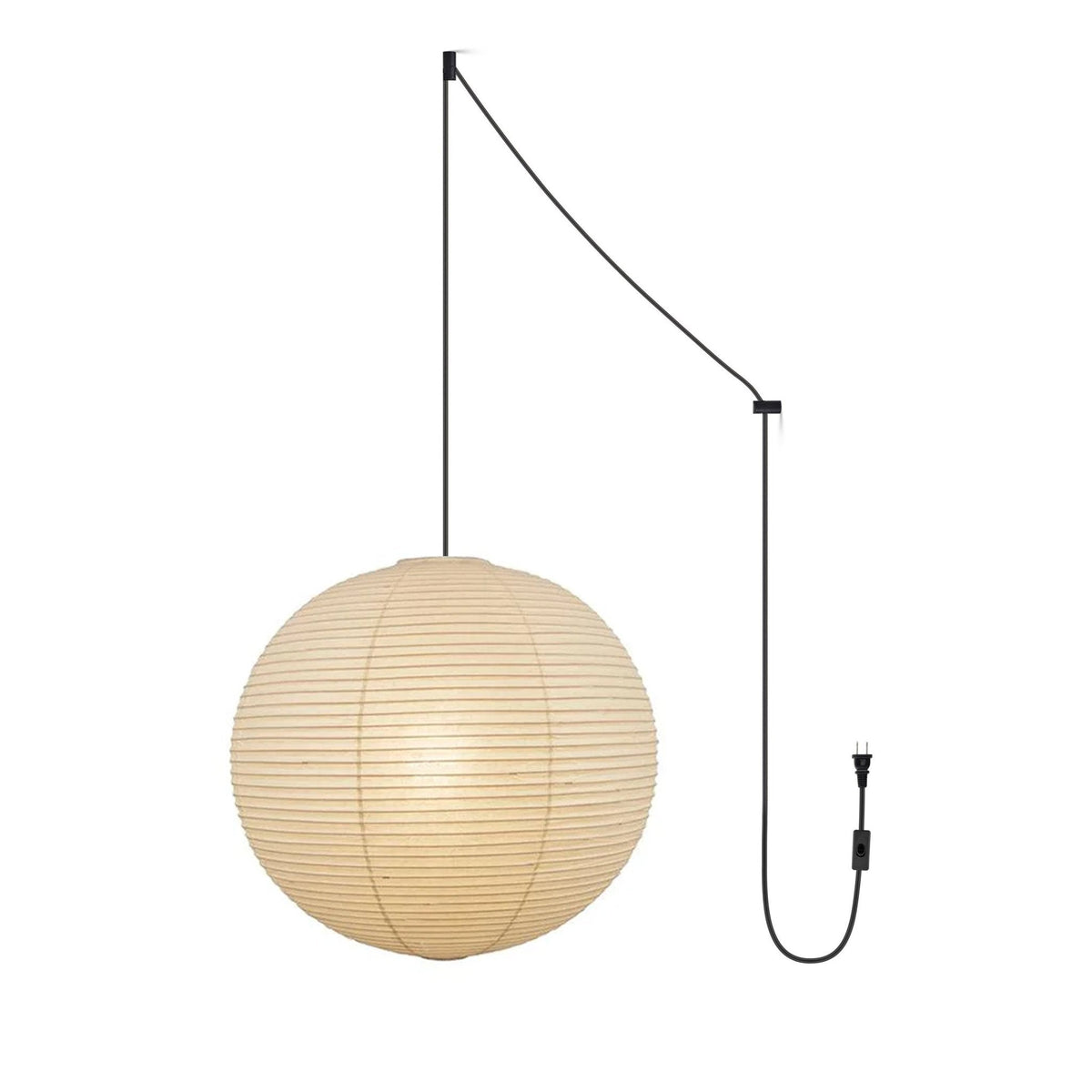 Tildenelle Paper Pendant Light-Moonnatur