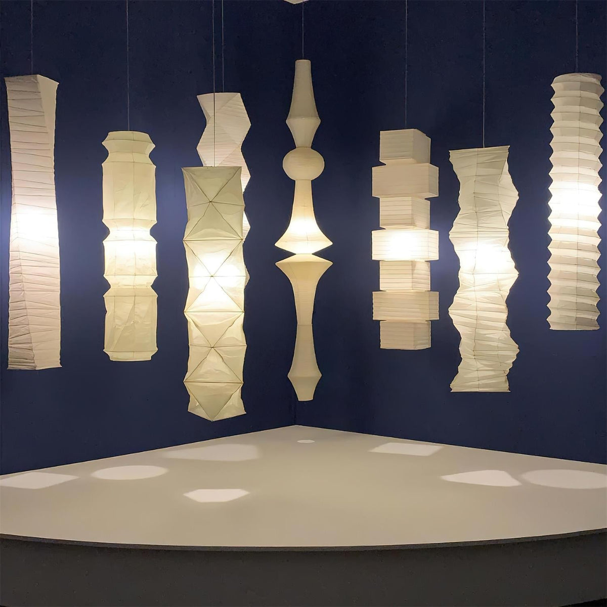 Tildenmoss Paper Pendant Light-Moonnatur
