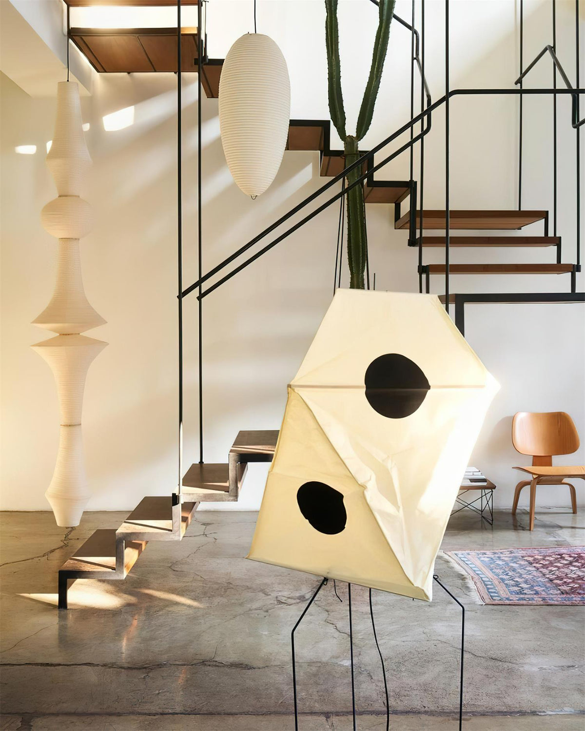 Tildenmoss Paper Pendant Light-Moonnatur