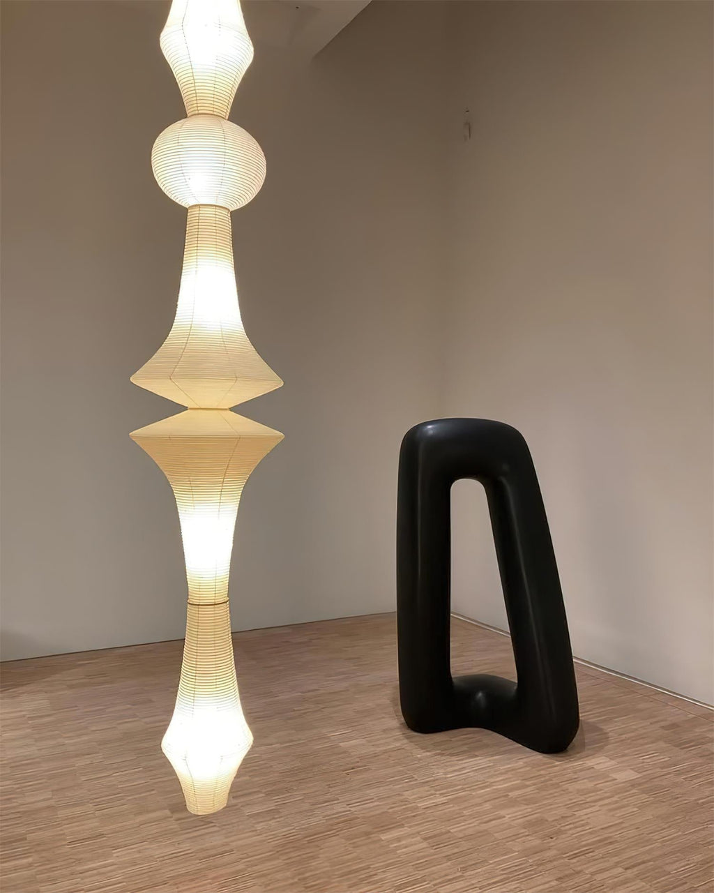 Tildenmoss Paper Pendant Light-Moonnatur