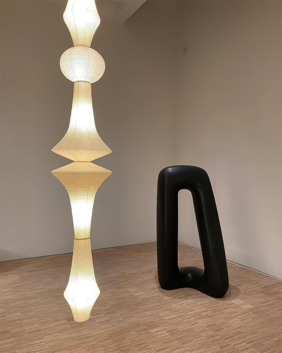 Tildenmoss Paper Pendant Light-Moonnatur