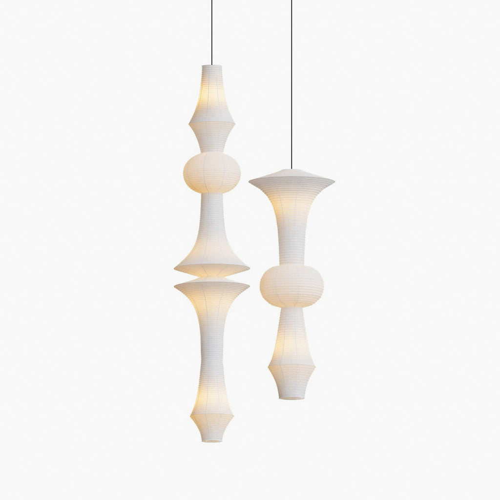 Tildenmoss Paper Pendant Light-Moonnatur