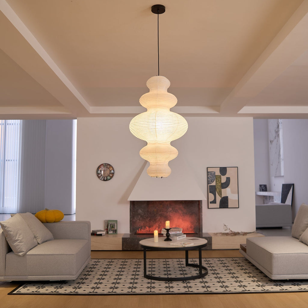 Penrellyn Paper Pendant Light-Moonnatur