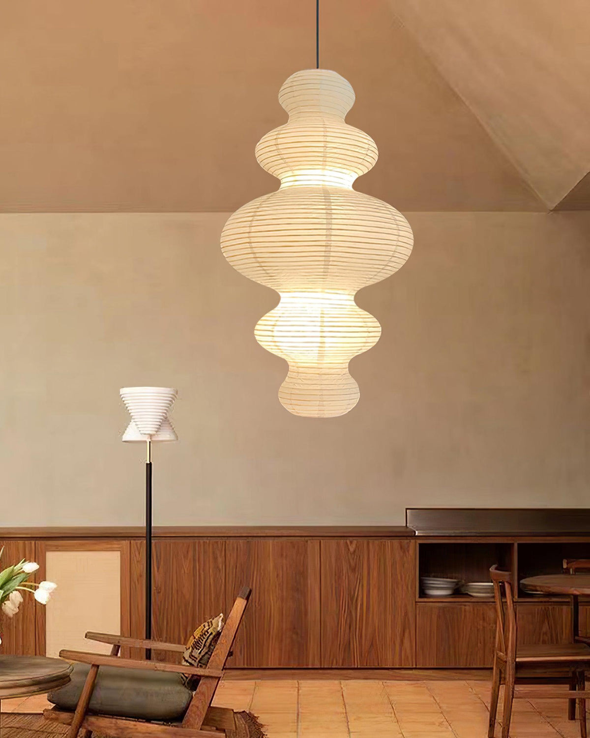 Penrellyn Paper Pendant Light-Moonnatur