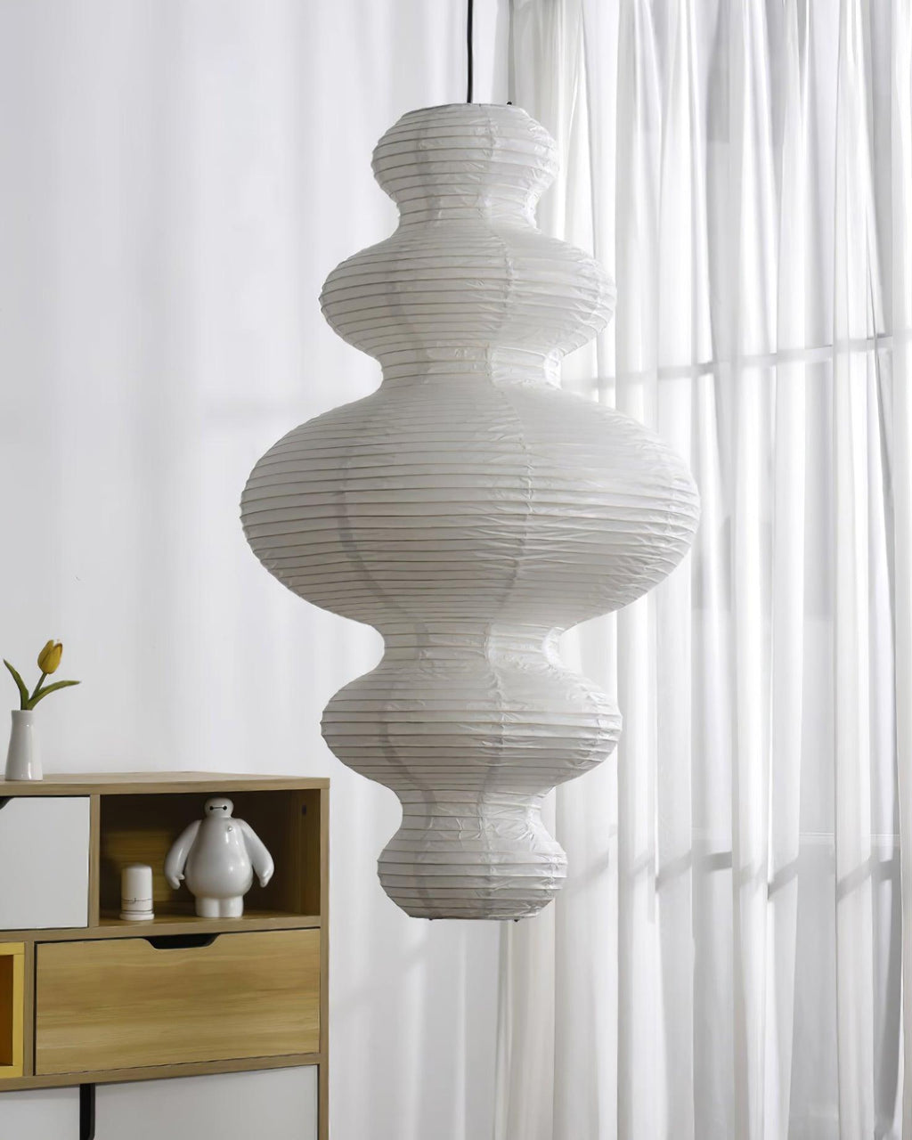 Penrellyn Paper Pendant Light-Moonnatur