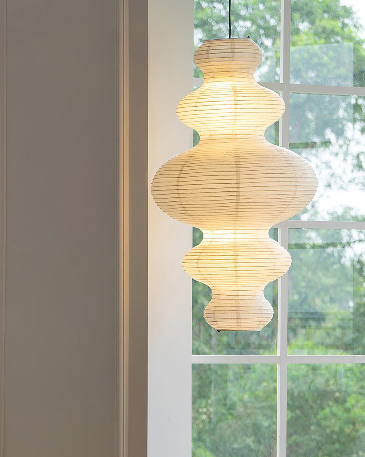 Penrellyn Paper Pendant Light-Moonnatur