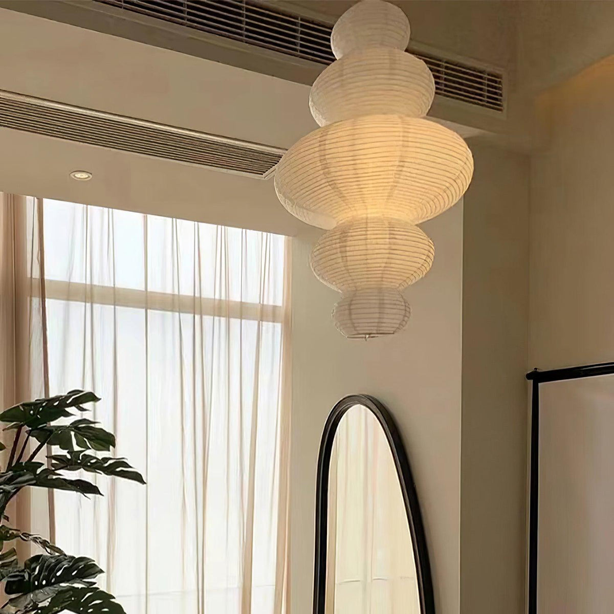 Penrellyn Paper Pendant Light-Moonnatur