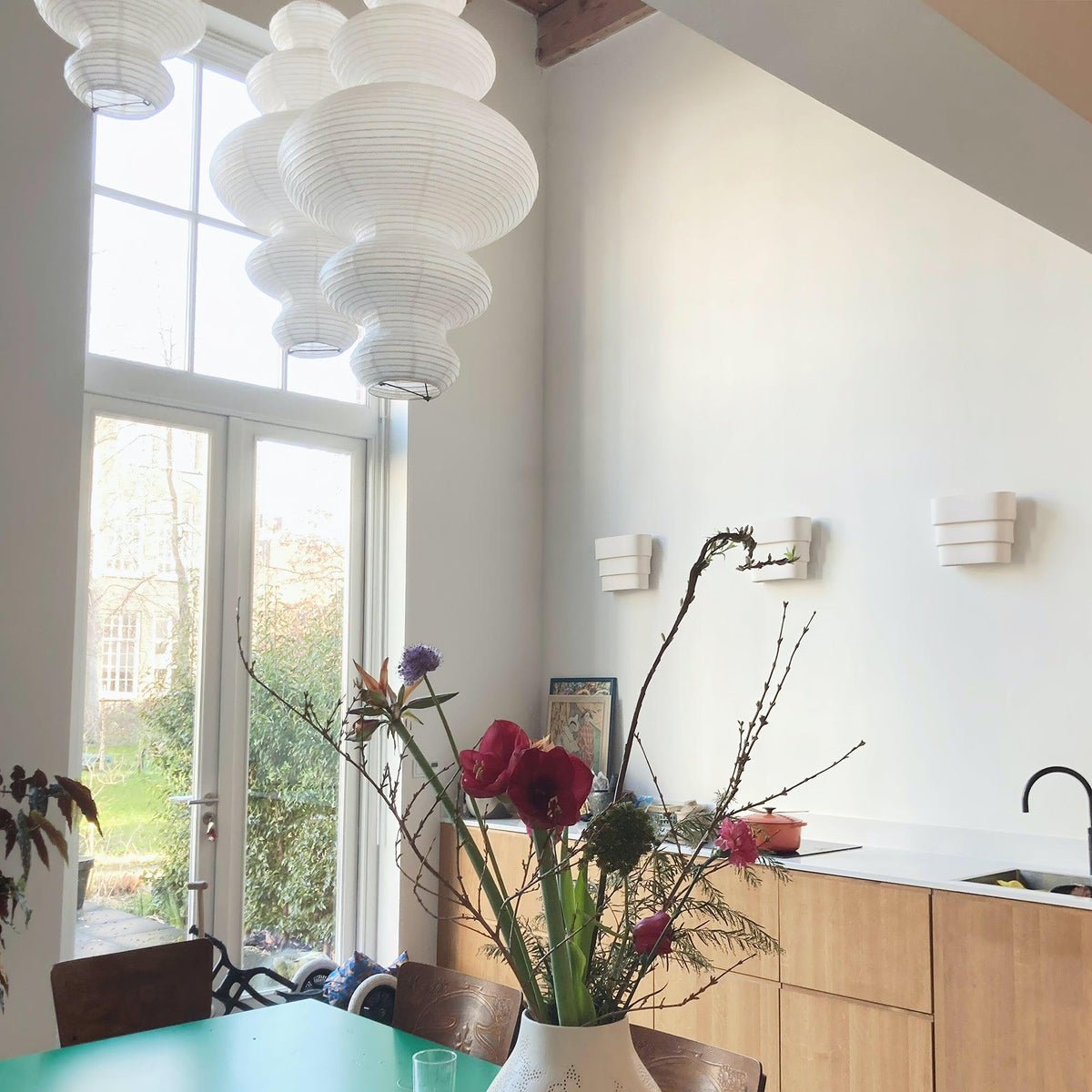 Penrellyn Paper Pendant Light-Moonnatur