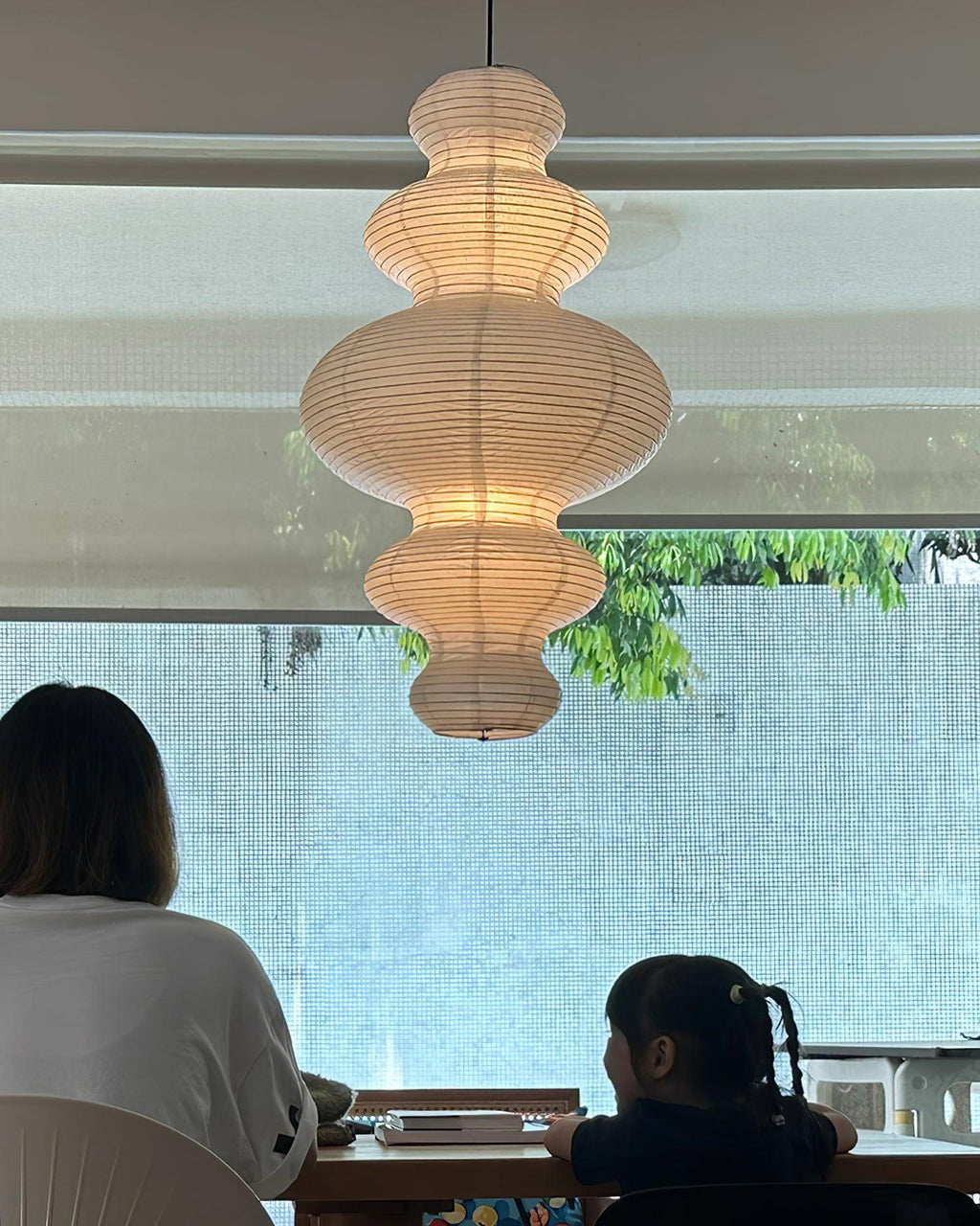 Penrellyn Paper Pendant Light-Moonnatur