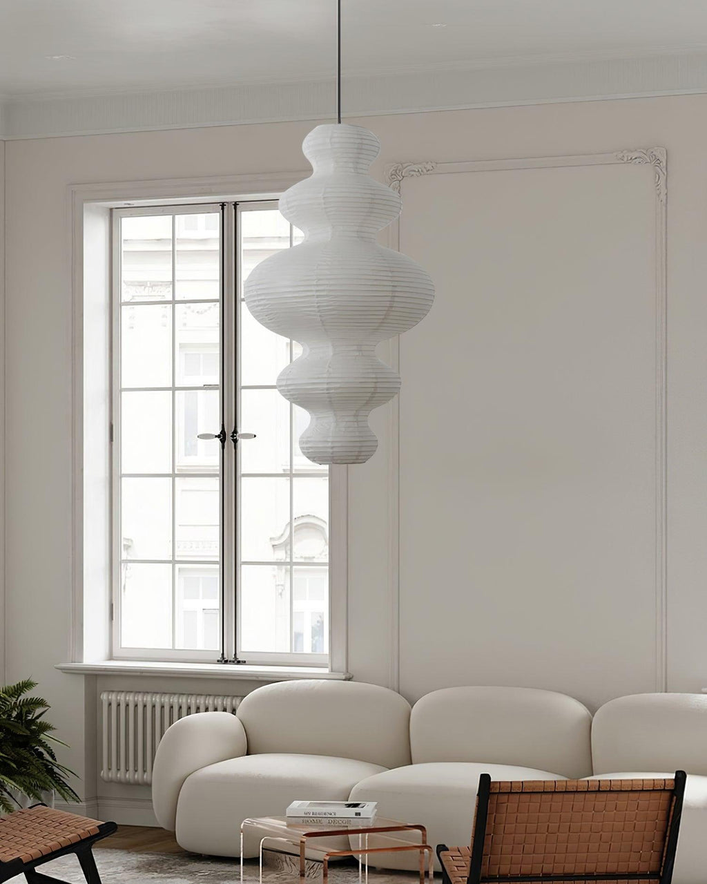 Penrellyn Paper Pendant Light-Moonnatur