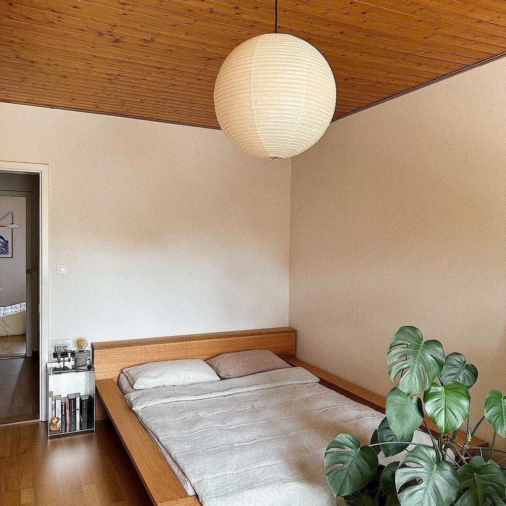 Dewavelle Paper Pendant Light-Moonnatur