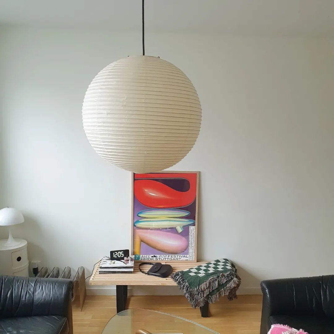 Dewavelle Paper Pendant Light-Moonnatur