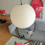 Dewavelle Paper Pendant Light-Moonnatur
