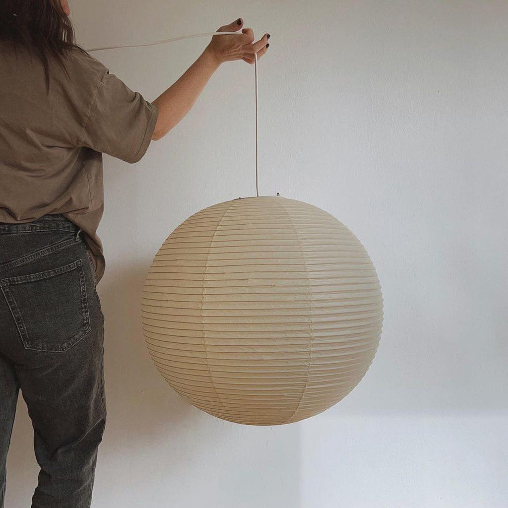 Dewavelle Paper Pendant Light-Moonnatur