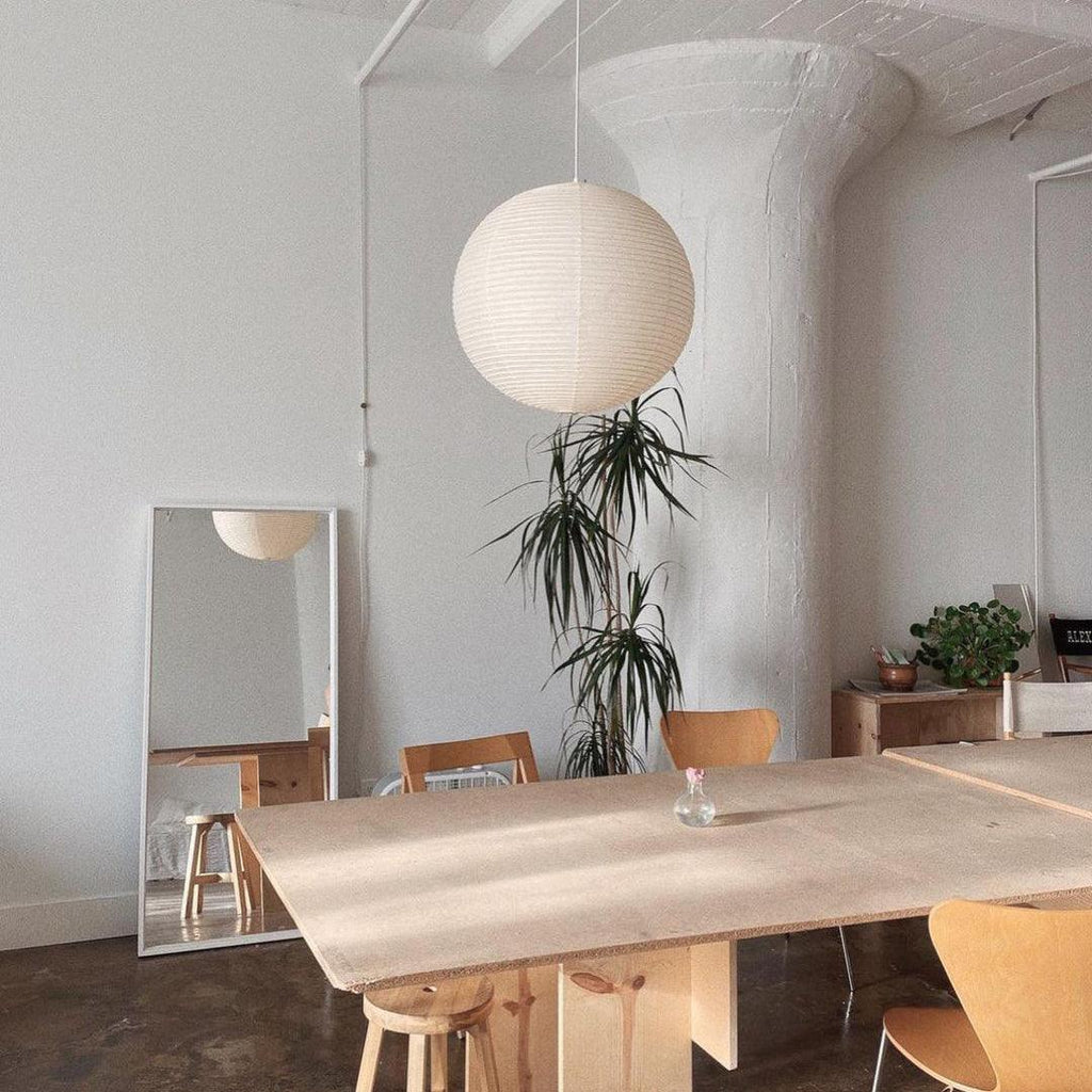 Dewavelle Paper Pendant Light-Moonnatur