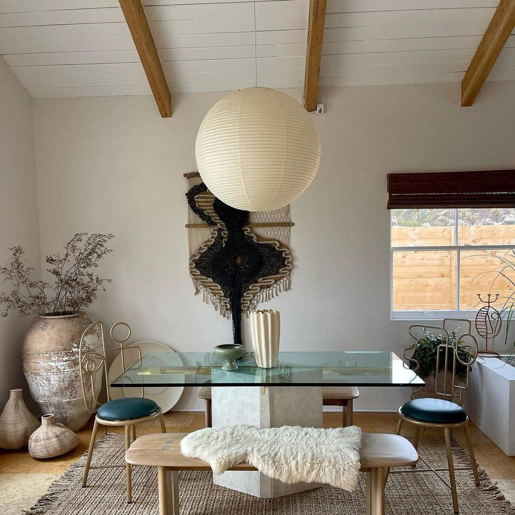 Dewavelle Paper Pendant Light-Moonnatur