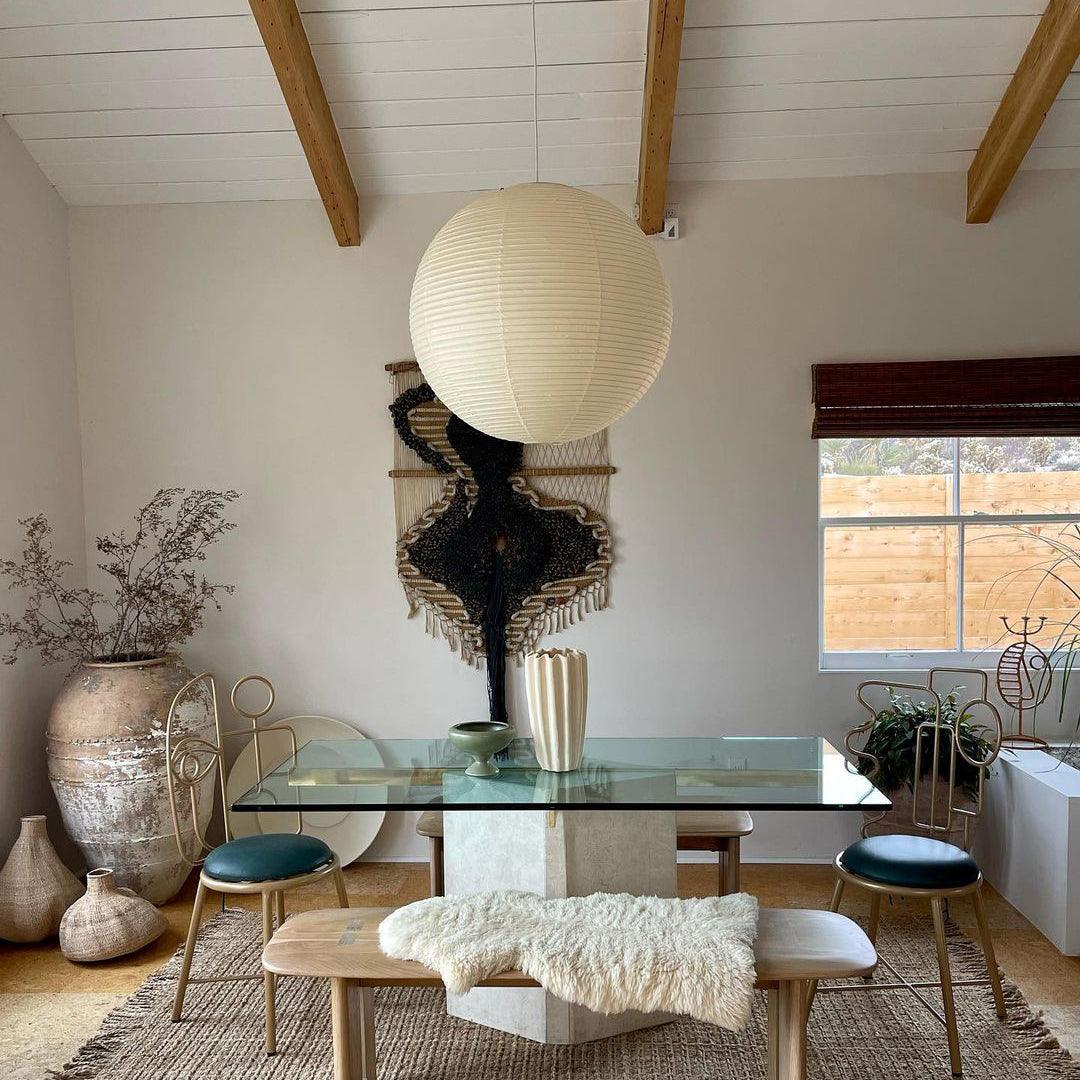 Dewavelle Paper Pendant Light-Moonnatur