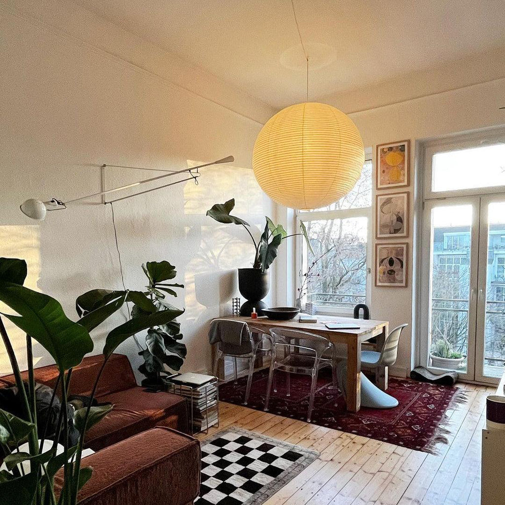 Dewavelle Paper Pendant Light-Moonnatur
