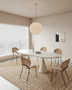 Dewavelle Paper Pendant Light-Moonnatur