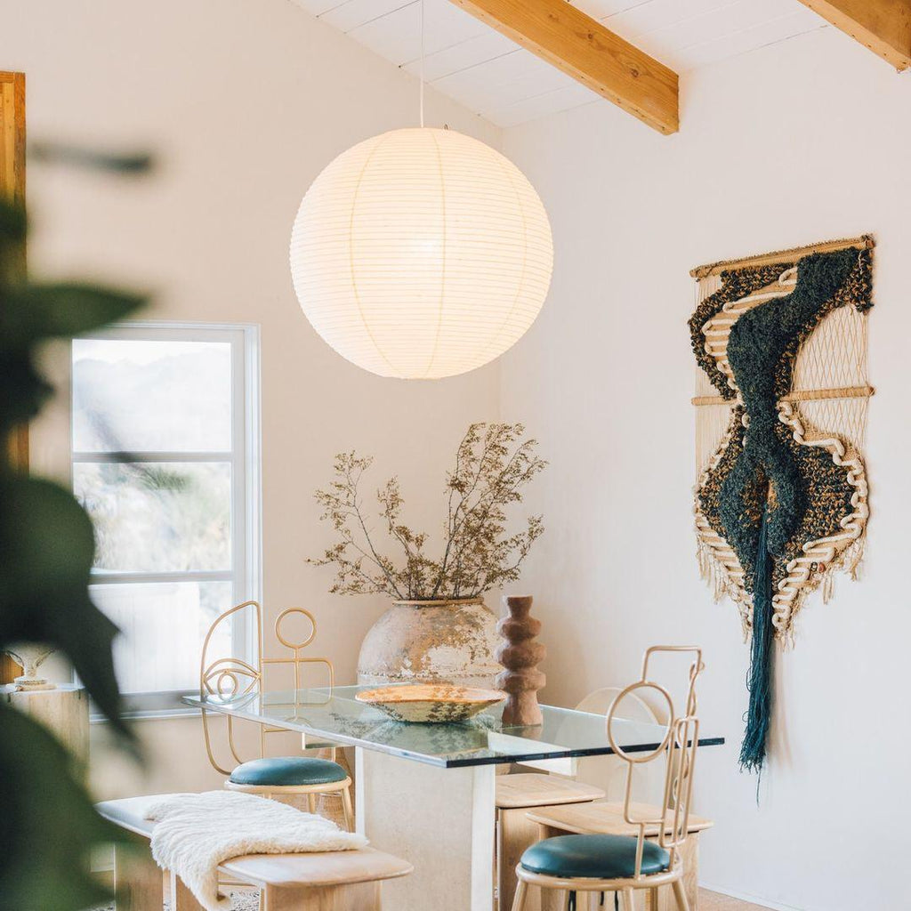 Dewavelle Paper Pendant Light-Moonnatur