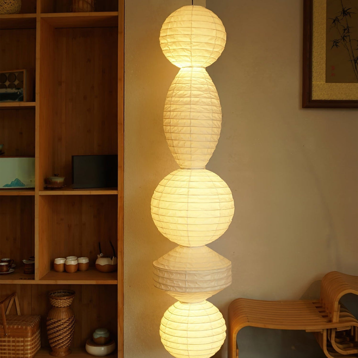 Cardelenora Paper Pendant Light-Moonnatur