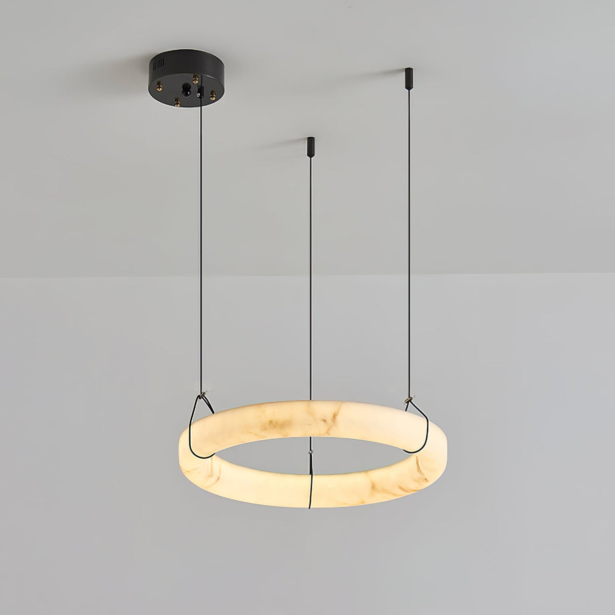 Wilvenmoss Alabaster Chandelier-Moonnatur