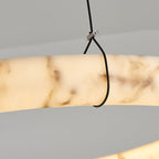 Wilvenmoss Alabaster Chandelier-Moonnatur