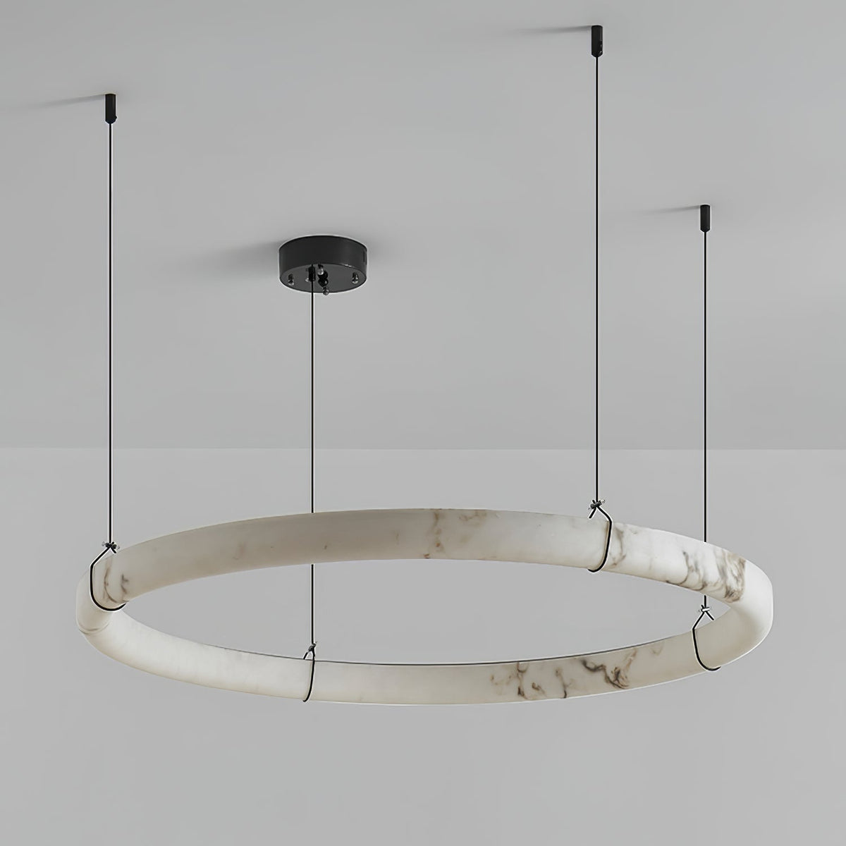 Wilvenmoss Alabaster Chandelier-Moonnatur