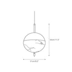 Ravenslynne Alabaster Pendant Light-Moonnatur