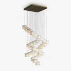 Auberdale Alabaster Chandelier-Moonnatur