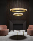 Berelgrove Alabaster Chandelier-Moonnatur