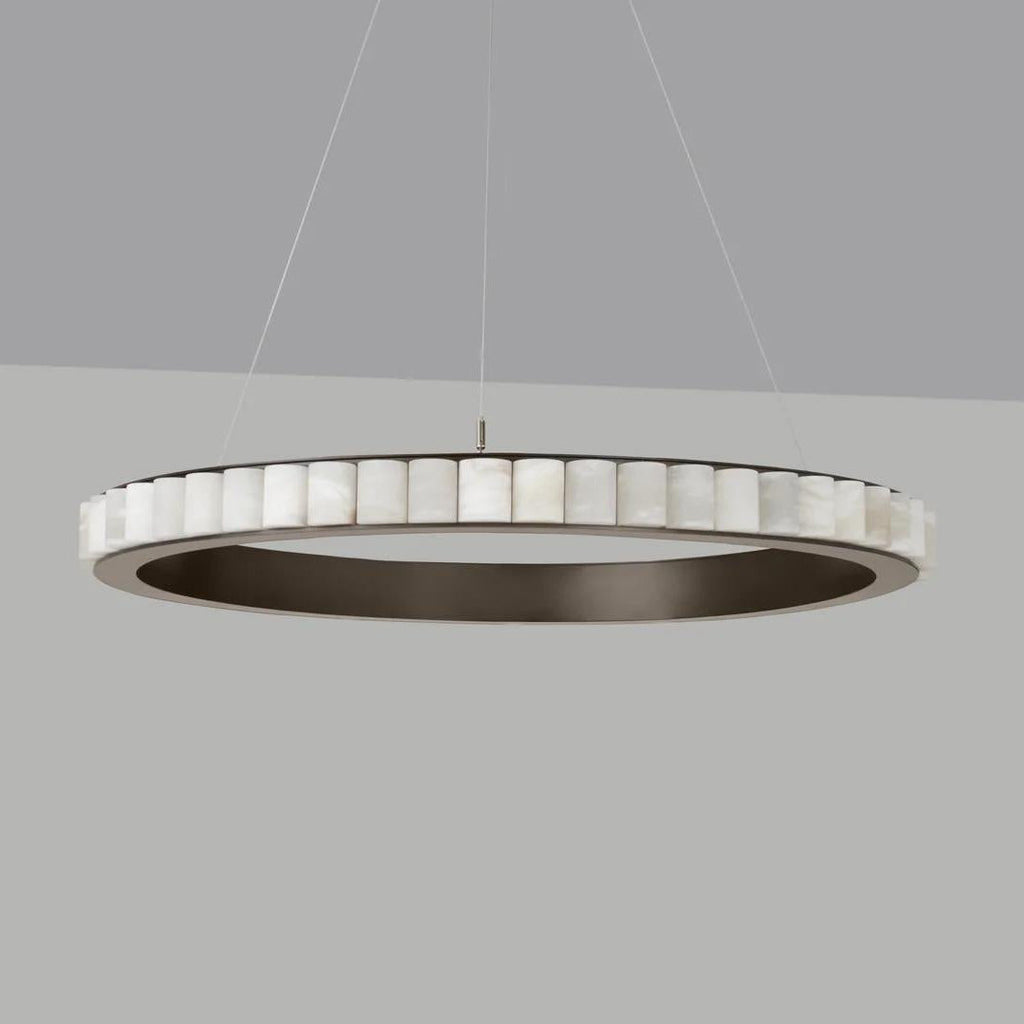 Berelgrove Alabaster Chandelier-Moonnatur