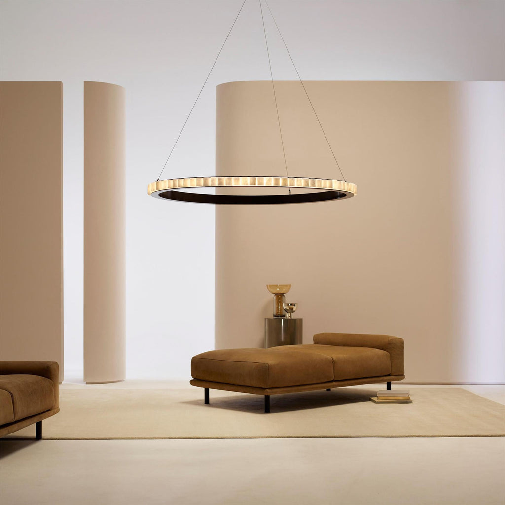 Berelgrove Alabaster Chandelier-Moonnatur