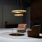 Berelgrove Alabaster Chandelier-Moonnatur