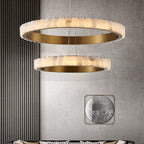Berelgrove Alabaster Chandelier-Moonnatur