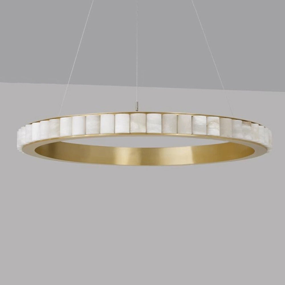 Berelgrove Alabaster Chandelier-Moonnatur
