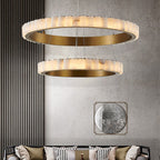Berelgrove Alabaster Chandelier-Moonnatur