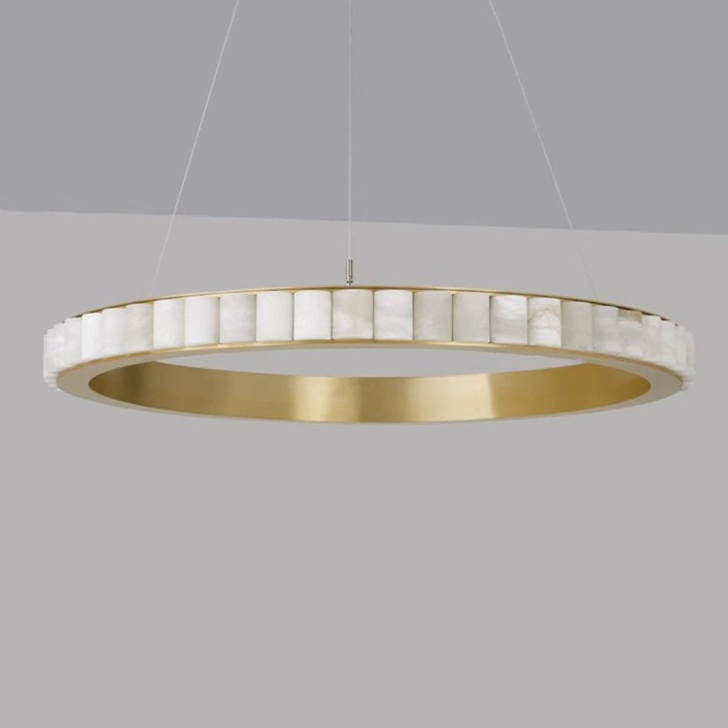 Berelgrove Alabaster Chandelier-Moonnatur