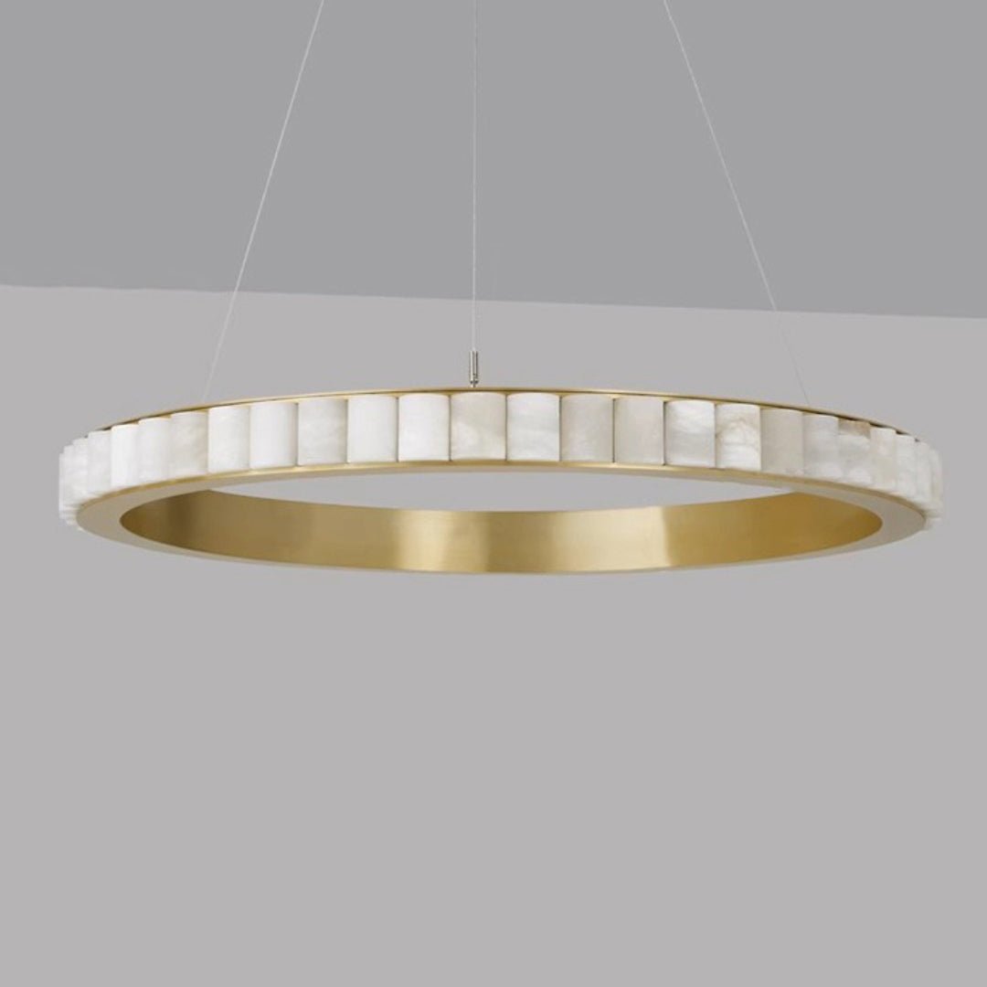 Berelgrove Alabaster Chandelier-Moonnatur