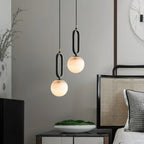 Rildenelis Alabaster Pendant Light-Moonnatur
